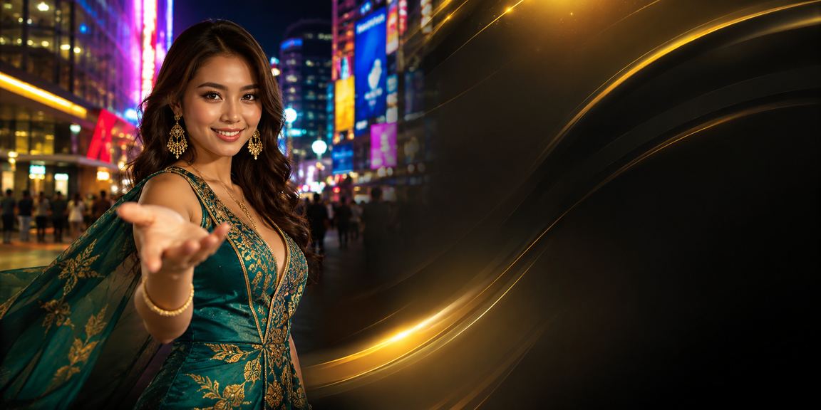 Pemain Kuala Lumpur berbusana batik membuat deposit MYR untuk bermain jackpot di 208